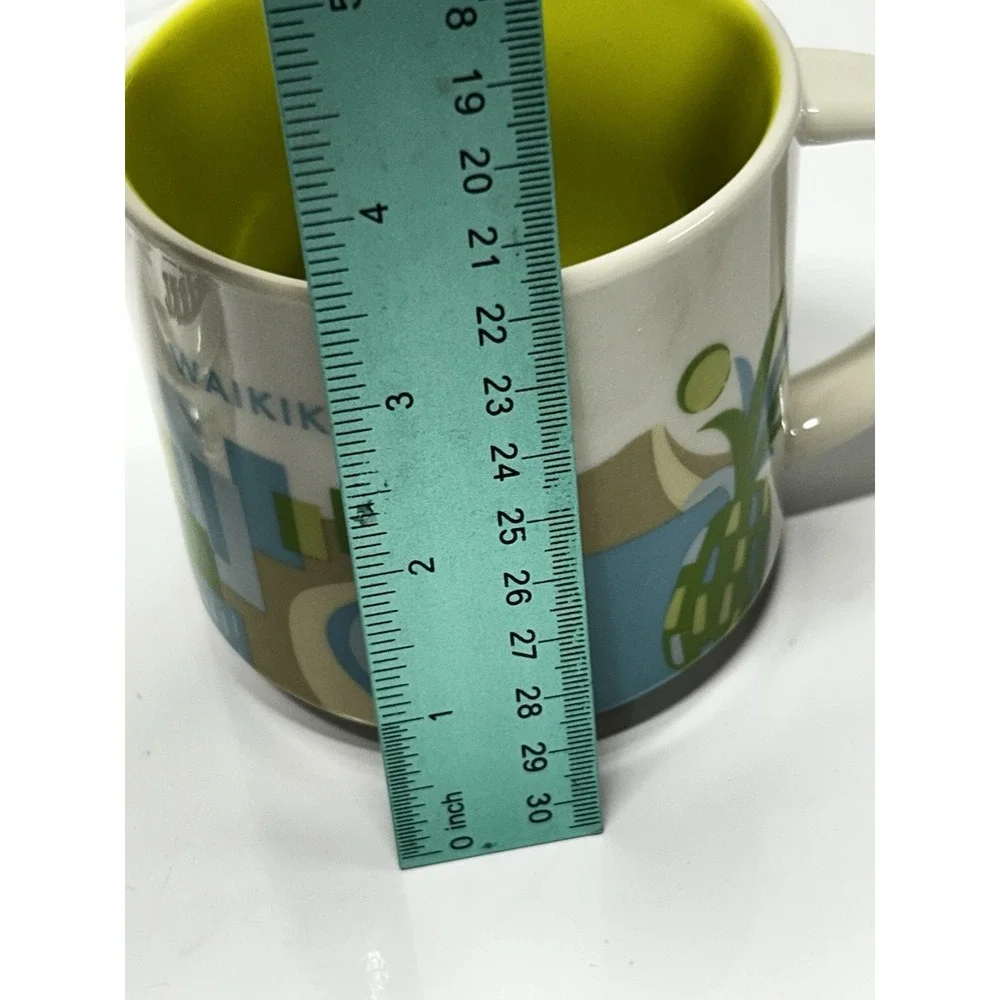 Waikiki Hawaii Beach Starbucks Mug Skyline 2013 Coffee Cup You Are Here 14oz